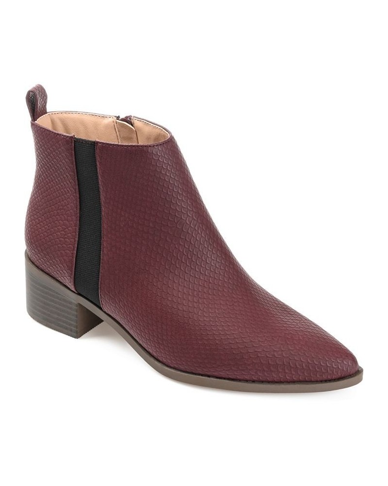 Women's Laurren Booties Purple $46.00 Shoes