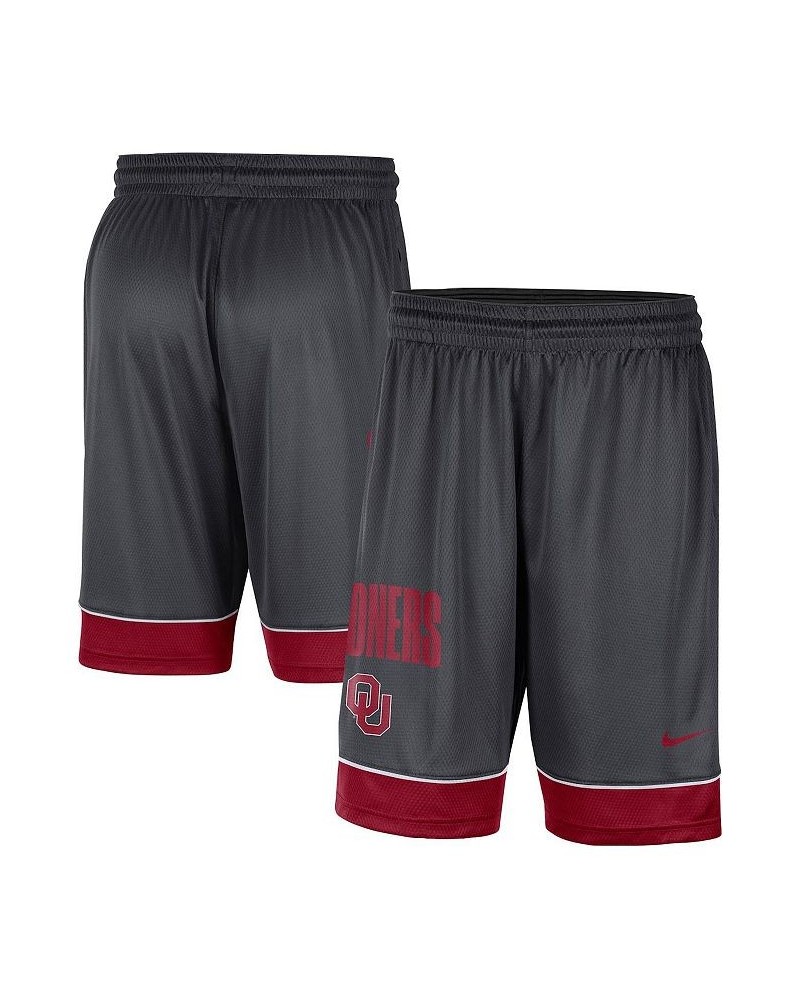 Men's Charcoal, Crimson Oklahoma Sooners Fast Break Performance Shorts $23.39 Shorts