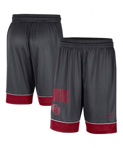 Men's Charcoal, Crimson Oklahoma Sooners Fast Break Performance Shorts $23.39 Shorts