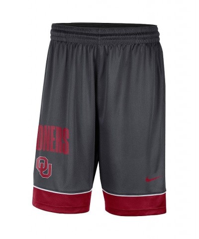 Men's Charcoal, Crimson Oklahoma Sooners Fast Break Performance Shorts $23.39 Shorts