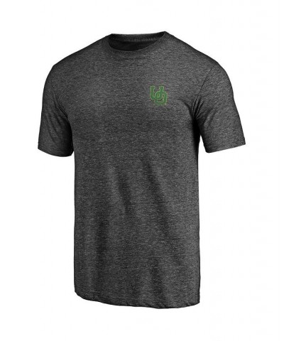 Men's Heathered Charcoal Oregon Ducks Wavy Tri-Blend T-shirt $14.40 T-Shirts