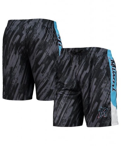 Men's Black Miami Marlins Static Shorts $28.99 Shorts