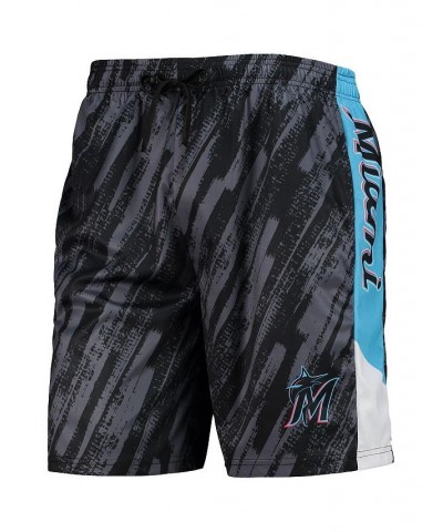 Men's Black Miami Marlins Static Shorts $28.99 Shorts