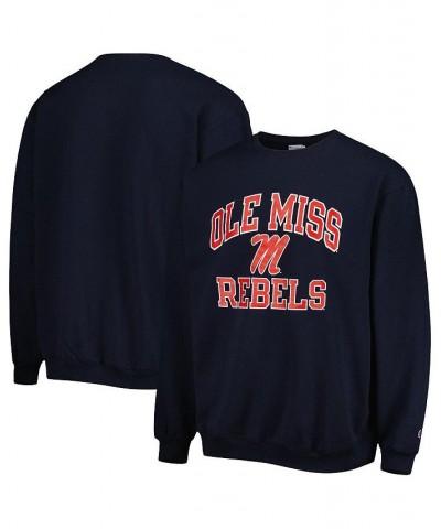 Men's Navy Ole Miss Rebels High Motor Pullover Sweatshirt $27.95 Sweatshirt