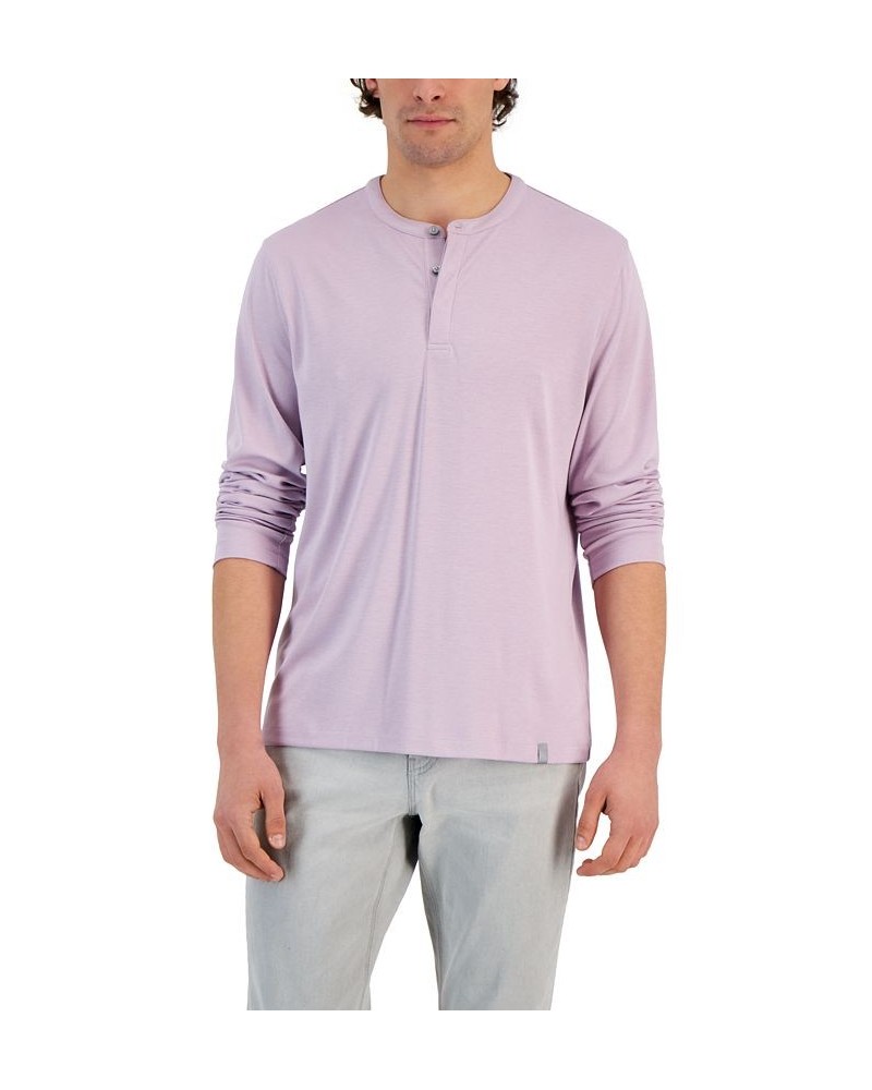 Men's Alfatech Solid Henley PD07 $15.39 T-Shirts