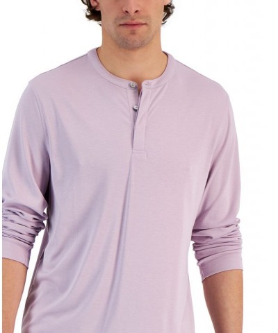 Men's Alfatech Solid Henley PD07 $15.39 T-Shirts