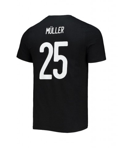 Men's Thomas Muller Black Bayern Munich Amplifier Name and Number T-shirt $18.89 T-Shirts