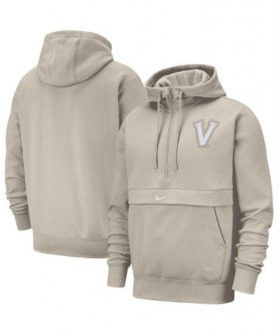 Men's Cream Virginia Cavaliers Club Half-Zip Hoodie $29.89 Sweatshirt