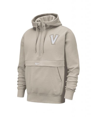 Men's Cream Virginia Cavaliers Club Half-Zip Hoodie $29.89 Sweatshirt