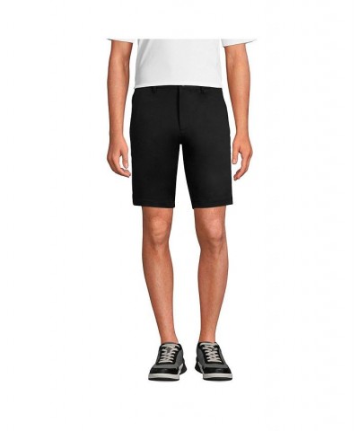 Men's Straight Fit Flex Performance Chino Shorts Black $30.73 Shorts