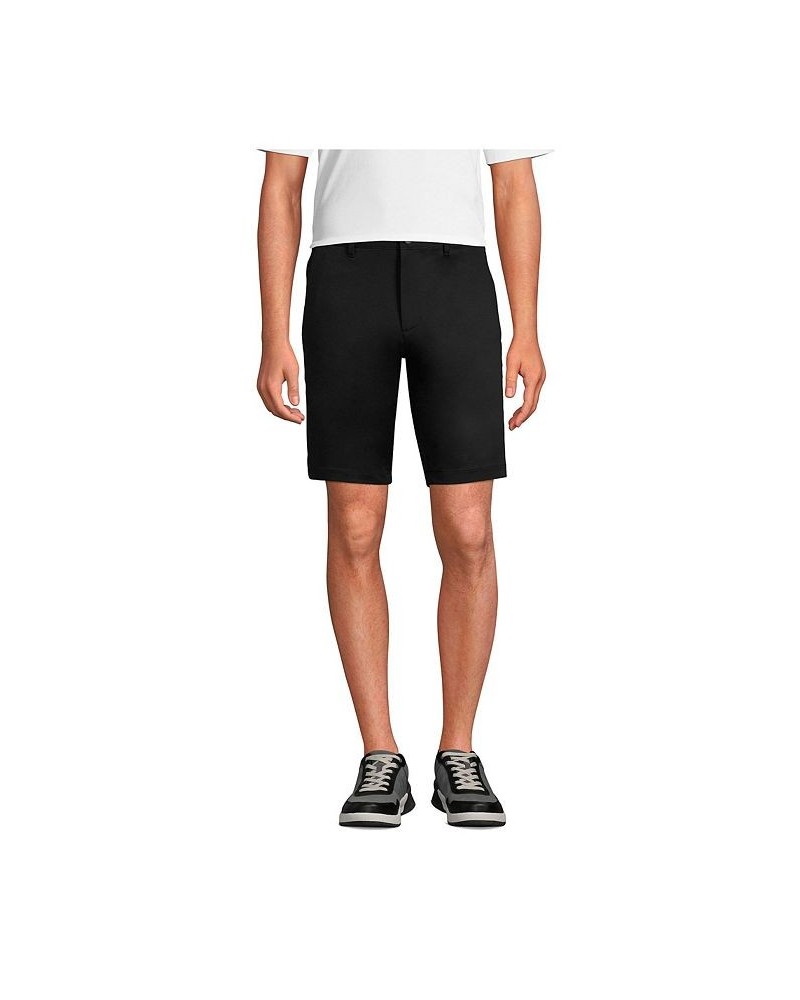 Men's Straight Fit Flex Performance Chino Shorts Black $30.73 Shorts