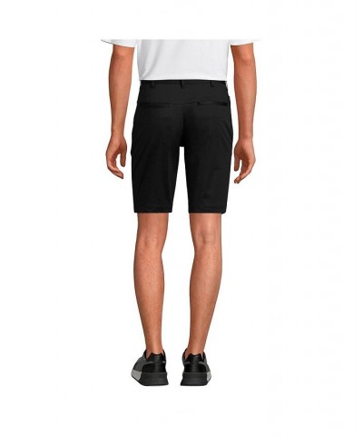 Men's Straight Fit Flex Performance Chino Shorts Black $30.73 Shorts