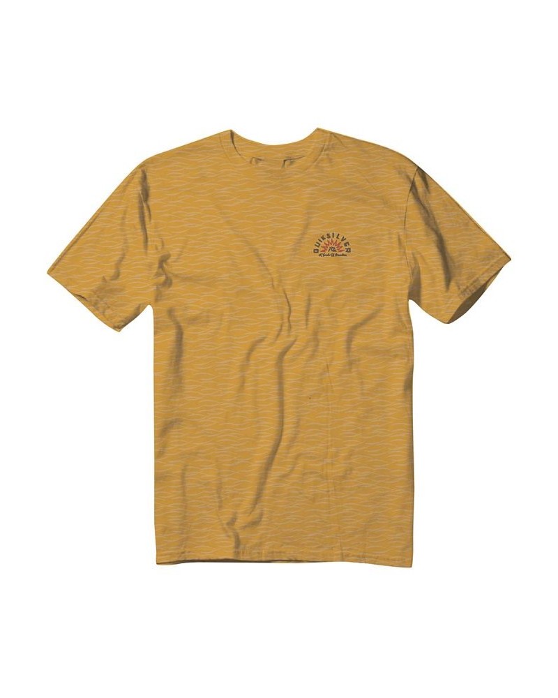 Quicksilver Men's Water Tales Mod Short Sleeves T-shirt Yellow $12.30 T-Shirts