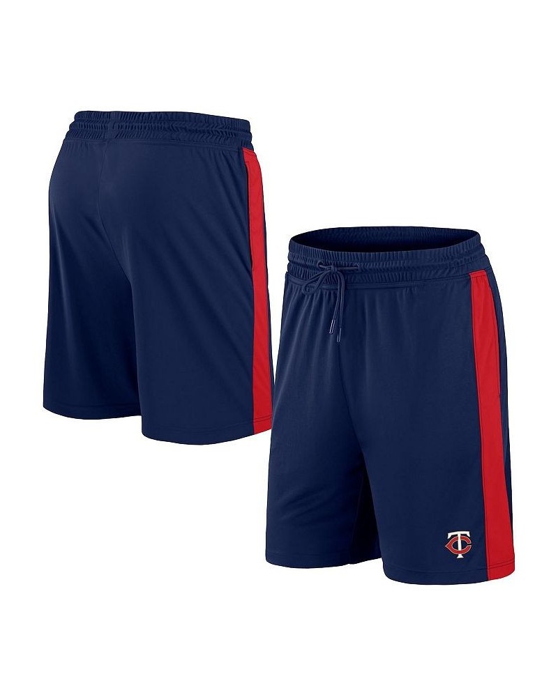 Men's Navy Minnesota Twins Iconic Break It Loose Shorts $23.84 Shorts