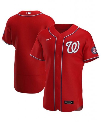 Men's Red Washington Nationals Alternate Authentic Team Jersey $98.00 Jersey