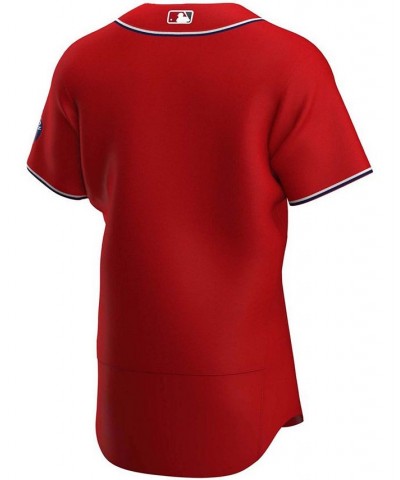 Men's Red Washington Nationals Alternate Authentic Team Jersey $98.00 Jersey