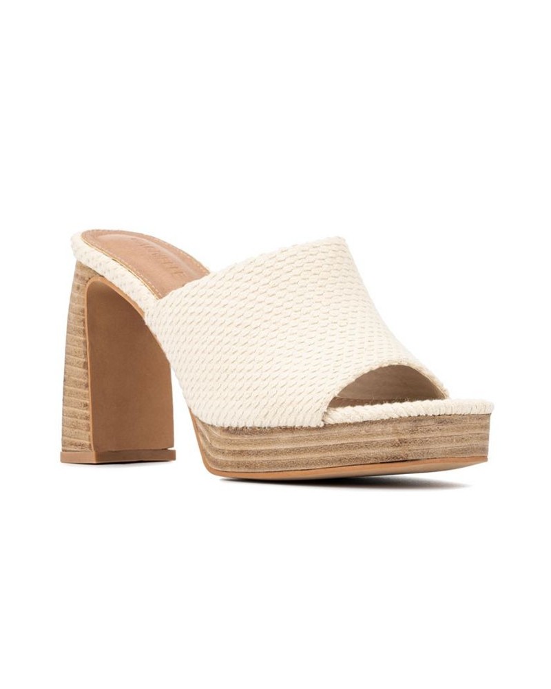 Women's Imana 2 Platform Sandals White $47.28 Shoes