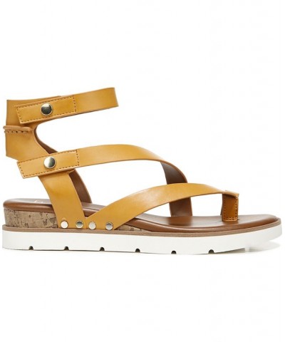 Daven Gladiator Sandals Yellow $35.72 Shoes