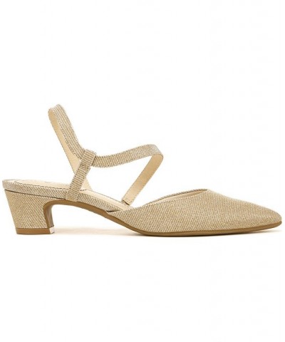 Minimalist Slingback Pumps Gold $46.74 Shoes