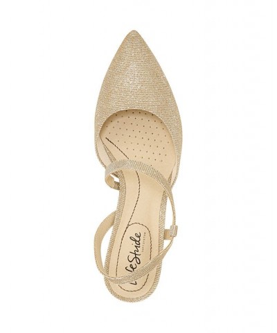 Minimalist Slingback Pumps Gold $46.74 Shoes