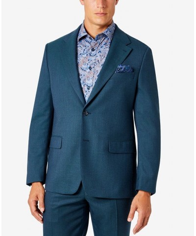 Men's Classic-Fit Wool Suit Separate Jacket Green $64.80 Suits