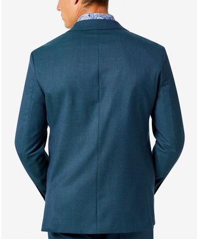 Men's Classic-Fit Wool Suit Separate Jacket Green $64.80 Suits