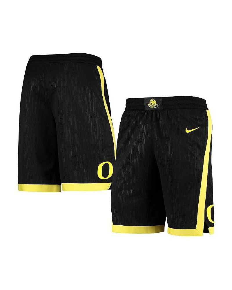 Men's Black Oregon Ducks Logo Replica Performance Basketball Shorts $33.75 Shorts