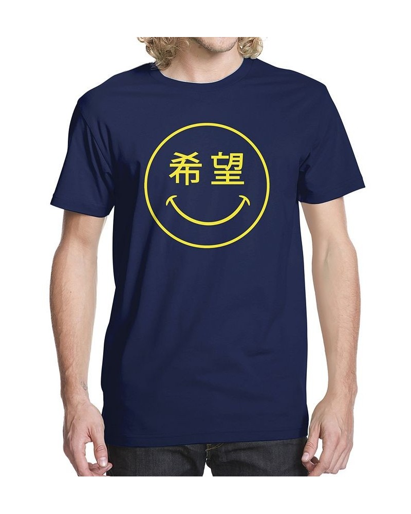 Men's Hope Smile Kanji Graphic T-shirt $14.00 T-Shirts