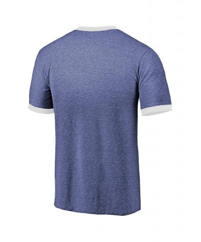 Men's Threads Heathered Blue Toronto Maple Leafs Ringer Contrast Tri-Blend T-shirt $24.98 T-Shirts