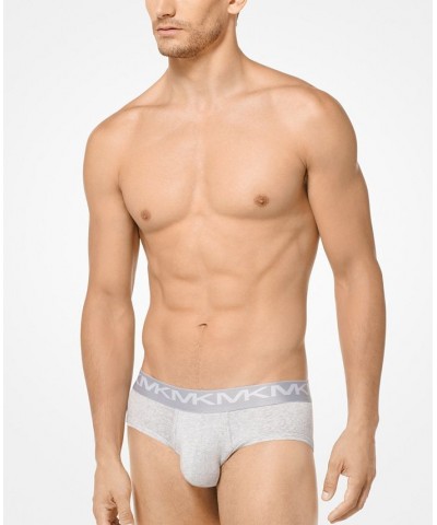 Men's 3-Pk. Low-Rise Briefs Gray $23.63 Underwear