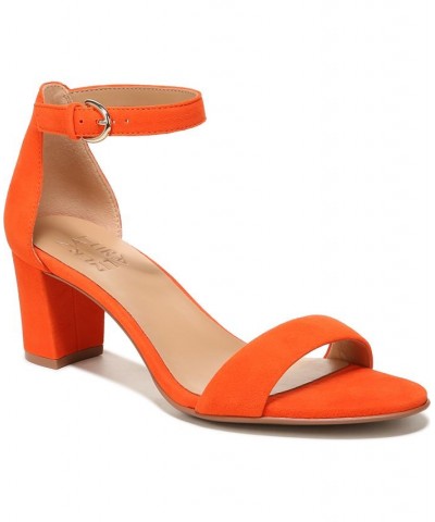 Vera Ankle Strap Sandals Orange $52.00 Shoes