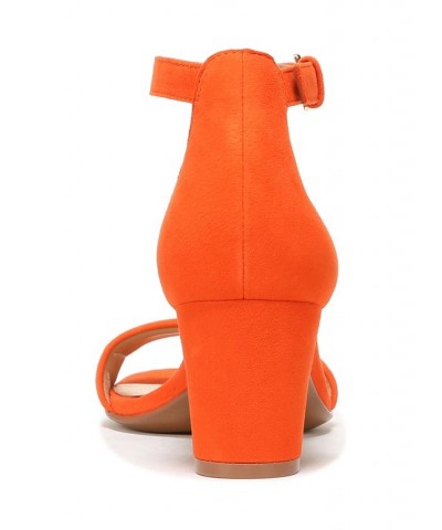 Vera Ankle Strap Sandals Orange $52.00 Shoes