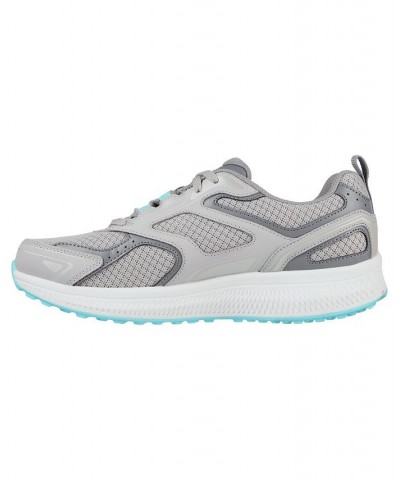 Women's GOrun Consistent Wide Width Running Sneakers Gray $36.75 Shoes