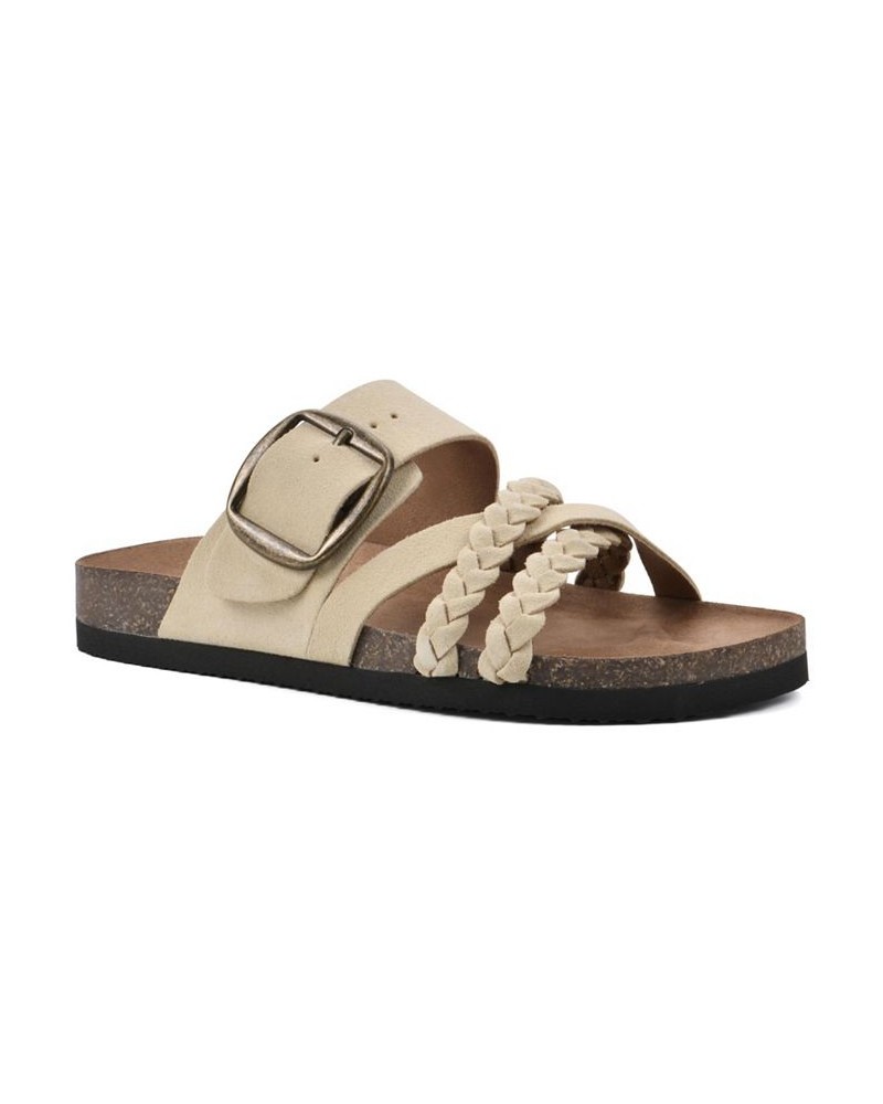 Healing Footbed Sandal Slides Yellow $36.57 Shoes