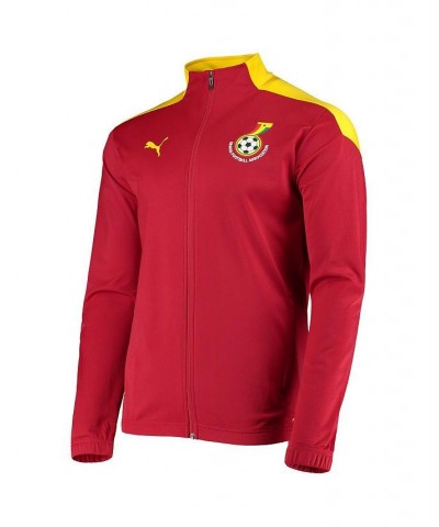 Men's Red Ghana National Team Stadium League DryCell Jacket $50.99 Jackets