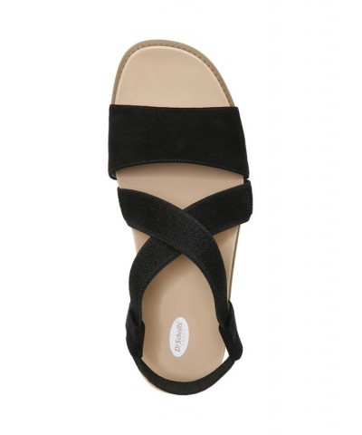 Women's Islander Ankle Strap Sandals Black $37.80 Shoes