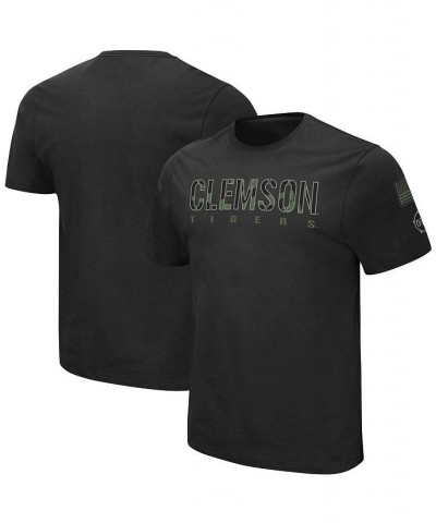 Men's Black Clemson Tigers Big and Tall OHT Military-Inspired Appreciation Informer T-shirt $24.50 T-Shirts