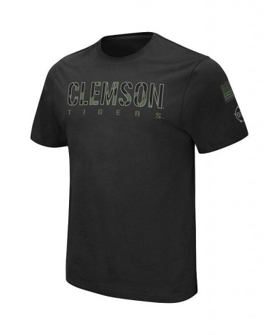 Men's Black Clemson Tigers Big and Tall OHT Military-Inspired Appreciation Informer T-shirt $24.50 T-Shirts