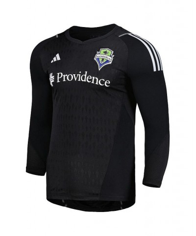 Men's Black Seattle Sounders FC 2023 Goalkeeper Long Sleeve Replica Jersey $42.00 Jersey