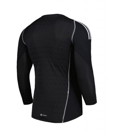 Men's Black Seattle Sounders FC 2023 Goalkeeper Long Sleeve Replica Jersey $42.00 Jersey