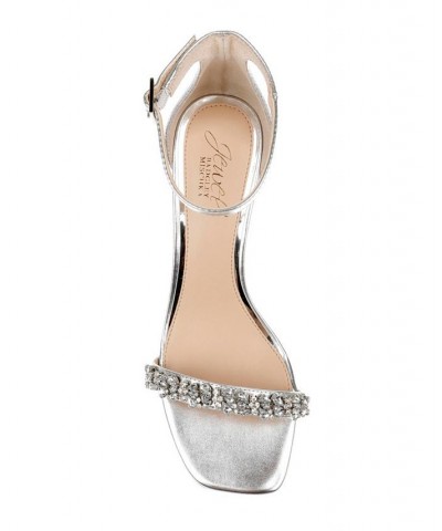 Women's Angel Evening Sandals Silver $51.60 Shoes