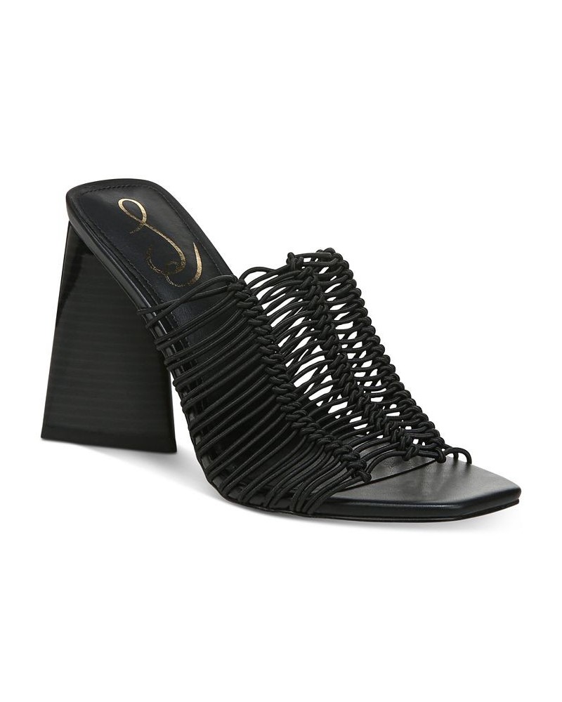 Women's Laurette Block-Heel Sandals Black $75.00 Shoes