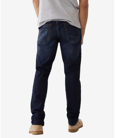 Men's Geno Slim Fit 3D Whickering Stretch Jeans Blue $51.11 Jeans