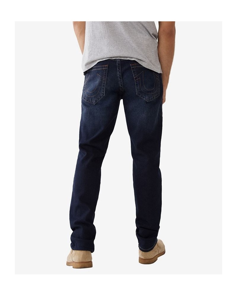 Men's Geno Slim Fit 3D Whickering Stretch Jeans Blue $51.11 Jeans