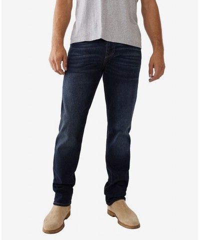 Men's Geno Slim Fit 3D Whickering Stretch Jeans Blue $51.11 Jeans