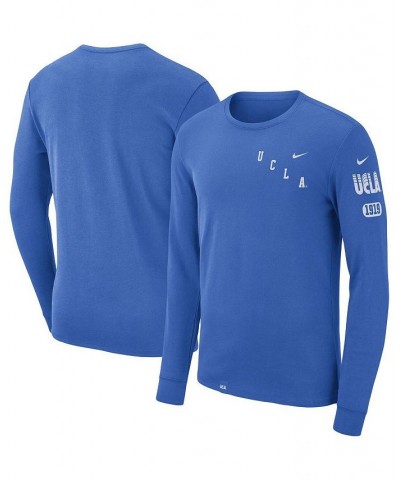 Men's Blue UCLA Bruins Repeat Logo 2-Hit Long Sleeve T-shirt $25.64 T-Shirts