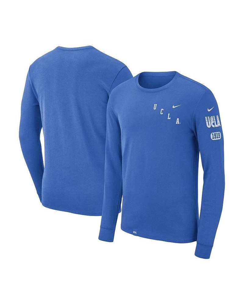 Men's Blue UCLA Bruins Repeat Logo 2-Hit Long Sleeve T-shirt $25.64 T-Shirts