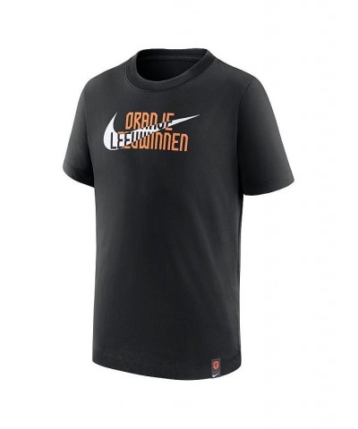 Men's Black Netherlands National Women's Team Swoosh T-shirt $21.19 T-Shirts