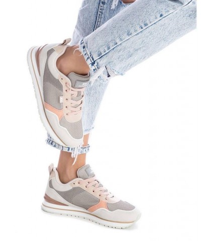 Women's Sneakers By 14118401 Grey With Multicolor Accent $29.38 Shoes