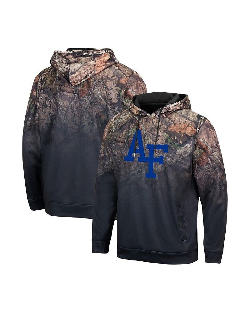 Men's Black Air Force Falcons Mossy Oak Pullover Hoodie $36.00 Sweatshirt